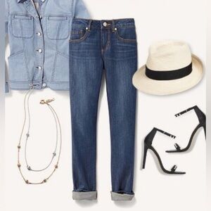 CABI 3386 High Rise Straight Leg Stretch Jeans Women’s Size 10